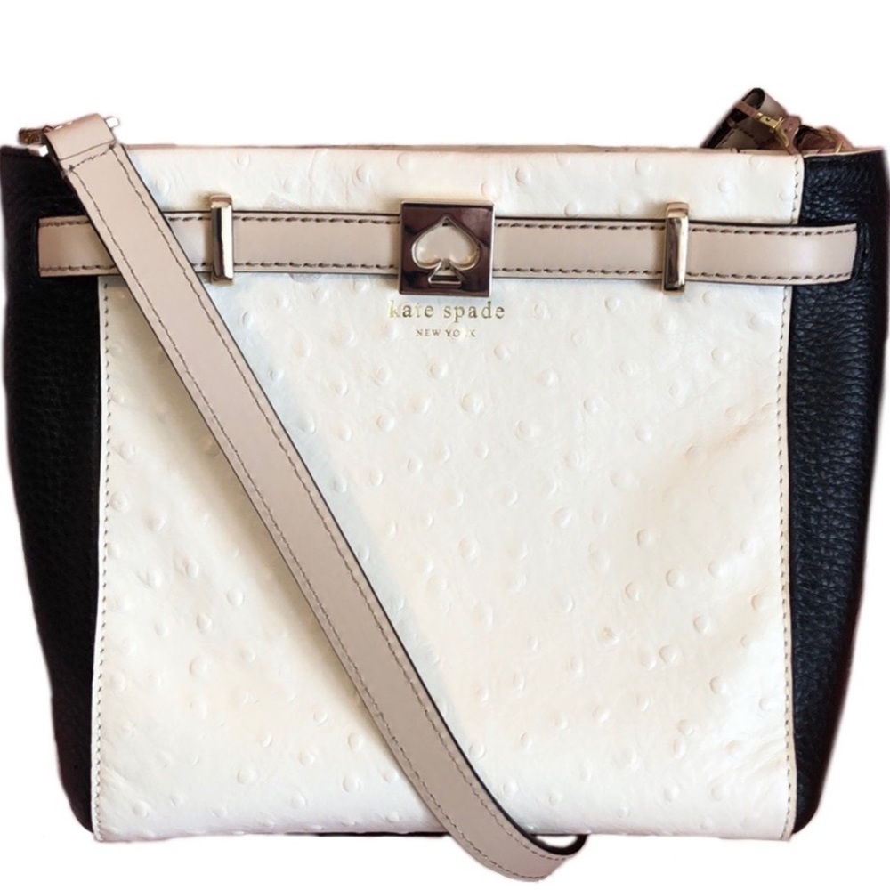 Kate Spade Houston Street Cream-Black Tote